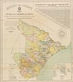Political map of the State of Sergipe, 1937.