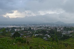 Skyline of the city as viewed in November 2018 more than a year after the Battle of Marawi