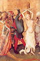 Martyrdom of St Barbara from the Saint Barbara Altarpiece, now in Helsinki, (before 1424)