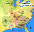 Karte der Mississippi-Kulturen