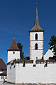 Muttenz bei Basel, Wehrkirche St. Arbogast am Kirchplatz