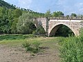 An ancient Roman bridge near Monteverde, Campania