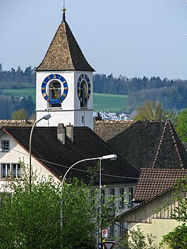 Reformed Church in Regensdorf, located on Watterstrasse