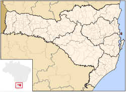 Location of Bombinhas