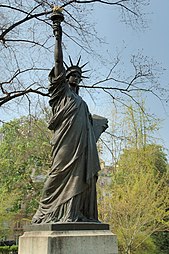 Original model of Liberty Enlightening the World, commonly known as the Statue of Liberty