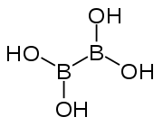 Strukturformel von Tetrahydroxydiboron