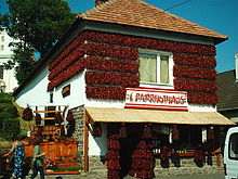Tihanyi Paprikaház, a museum dedicated to paprika.