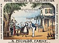 Image 99A Peculiar Family poster at William Brough (writer), by Robert Jacob Hamerton (restored by Adam Cuerden) (from Wikipedia:Featured pictures/Culture, entertainment, and lifestyle/Theatre)