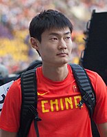 Zhang Peimeng – ausgeschieden als Siebter des achten Vorlaufs