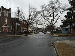 Greenwood Avenue (New Jersey Route 33) in Wilbur