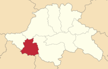 Location in the Tiflis Governorate