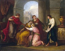Virgil reading the Aeneid to Augustus and Octavia (1788), oil on canvas, 123 x 159 cm, Hermitage Museum, Saint Petersburg