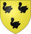 Coat of arms of the Cesse family.