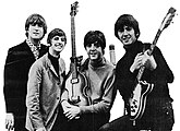 The Beatles (consisting of John Lennon, Paul McCartney, Ringo Starr, George Harrison) released music throughout the 1960s, and are often considered the most popular band in global history. Beatlemania was/is the fanaticism surrounding The Beatles. The Beatles experienced intense fan worship during the '60s era.