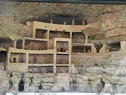 Diorama showing how the pre-Columbian Sinagua people may have lived in Montezuma Castle,