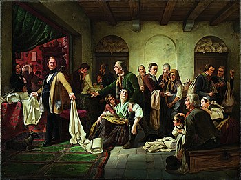 Die schlesischen Weber (Gemälde Carl Wilhelm Hübner, 1844)