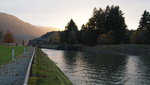 4. Sunset over Cascade Locks and Canal in Cascade Locks, Oregon