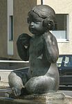 Figur am Kinderbrunnen in Berlin-Schöneberg