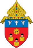 Coat of arms of the Roman Catholic Diocese of Balanga