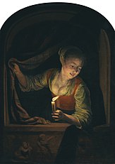 Girl with a Candle at a Window, between 1658 and 1665, Thyssen-Bornemisza Museum, Madrid