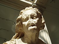 Old market woman, Roman artwork after a Hellenistic original of the 2nd century BC.