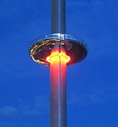 i360 on its first night of operation
