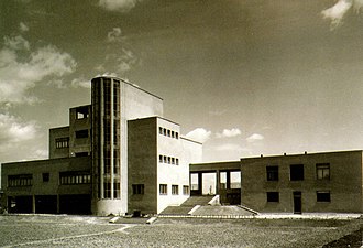 Modernist school designed by Ivan Zemljak in 1930 in Zagreb