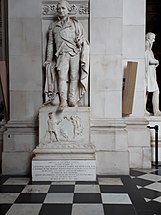 Memorial to Elliot, by Charles Rossi in St. Paul's Cathedral, London