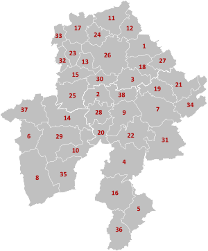Gemeinden in der Provinz Namur