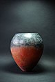 Image 28Ovoid Naqada I (Amratian) black-topped terracotta vase, (c. 3800–3500 BC). (from Prehistoric Egypt)