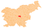 The location of the Municipality of Šmartno pri Litiji