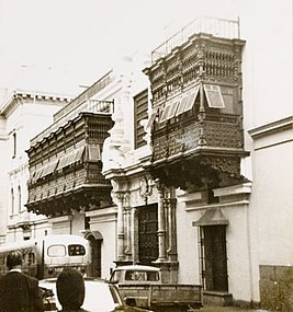 Palacio de Torre Tagle in 1971.[6]