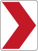 White and red chevron (right)