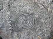 Prehistoric rock engravings