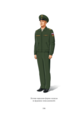 Office uniform (with peaked cap - typical for contract servicemen)