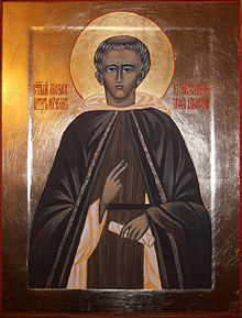 Depiction of Saint Arthur of Glastonbury