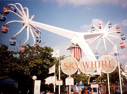 Sky Whirl, a triple wheel at Gurnee