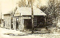 The first post office c. 1910