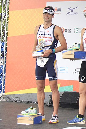 Timothy O’Donnell beim Ironman 70.3 Brasil, 2014