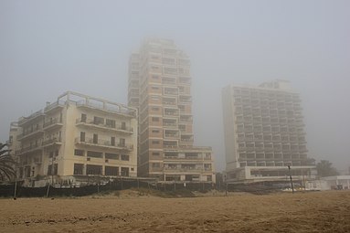 Abandoned hotels on the beach (2016)