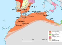 Almohad dynasty at its greatest extent (early 13th century)