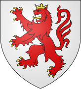 Coat-of-arms of Waleran III (the crown indicates the claim to Namur), 1214