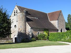 The church in Châtillon-sur-Morin