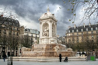 The Fontaine Saint-Sulpice, designed by Louis Visconti (1843–1848)