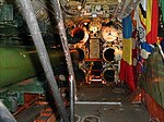 Torpedoraum eines U-Bootes der Foxtrot-Klasse in Zeebrugge