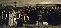 Gustave Courbet, A Burial At Ornans, 1849