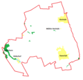 Lage der Ortsteile in der Gemeinde Haverlah