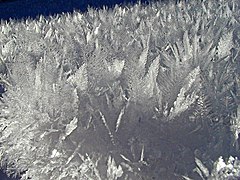 Hoar frost in Julian Alps