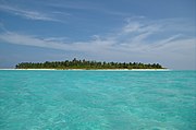 One of the islands of Bangaram Atoll