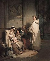 Monk Feeding the Poor, 1845